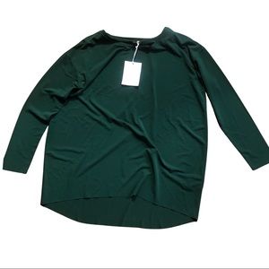 COPY - COS forest green blouse size small. MISSING TAGS